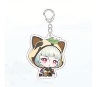 YYATT Figurine Anime Jouet pour Genshin Impact Sayu, Pendentif Sac à Dos de Dessin Animé, Anime Plüsch Kissen pour Décorer chez Les Fans Joueurs,D