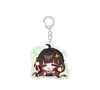 YYATT Figurine Anime Jouet pour Honkai Star Rail Lingsha, Pendentif Sac à Dos de Dessin Animé, Anime Plüsch Kissen pour Décorer chez Les Fans Joueurs,B