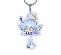 YYATT Figurine Anime Jouet pour Honkai Star Rail Robin, Pendentif Sac à Dos de Dessin Animé, Anime Plüsch Kissen pour Décorer chez Les Fans Joueurs,D