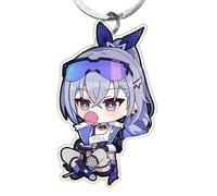YYATT Figurine Anime Jouet pour Honkai Star Rail Silver Wolf, Pendentif Sac à Dos de Dessin Animé, Anime Plüsch Kissen pour Décorer chez Les Fans Joueurs,D