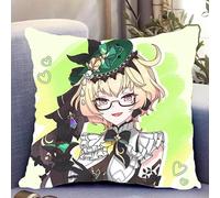 YYATT Game Coussin Rembourré pour Genshin Impact Emilie 50 * 50CM, Housse de Coussin Double Face Décoration D'intérieur pour Les Fans Joueurs Cadeaux,G