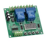 YYB 5 - Carte de Commande Avant et Arrière du Moteur 12v 24v, Module de Cycle de Synchronisation de Retard à Deux Relais pour le Contrôle des Lumières des Pompes à électrovanne