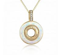 YYB Collier opale pour sœur, « Always My Sister Forever My Friend », cadeau d'anniversaire de remise de diplôme, One Size, Base :, Opale