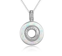 YYB Collier opale pour sœur, « Always My Sister Forever My Friend », cadeau d'anniversaire de remise de diplôme, One Size, Base :, Opale