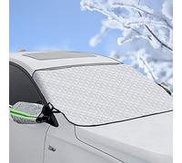 YYBCDSA Couverture Pare-Brise Voiture, pour Ford Ranger MS-RT 2005-2022 2023 2024 Magnétiques Bâche Pare Brise,Repliable Protege Brise Givre Neige Pare Accessoires