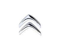 YYBCDSA Emblème de voiture, pour Citroën C1 C2 C3 C4 C5 Elysee Accessoires 3D Métal Chromé Lettre Marque Badge Autocollant Emblème Calandre Accessoire de Voiture Style C