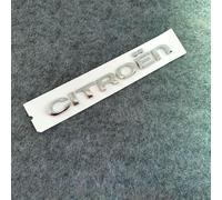 YYBCDSA Emblème de voiture, pour Citroën C1 C2 C3 C4 C5 Elysee Accessoires 3D Métal Chromé Lettre Marque Badge Autocollant Emblème Calandre Accessoire de Voiture Style C