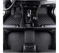 YYBCDSA Voiture Cuir Tapis De Sol, pour Ford Ranger 2015 2016 2017 2018-2024 (LHD) Tous Temps Imperméables Antidérapant Tout Compris Floor Mats Car Interior Accessories,A