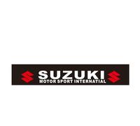 YYBCDSA Voiture Pare-Brise Avant Autocollant, pour Suzuki IGNIS Alto Jimny SX4 Swift Vitara IGNIS S.Cross Autocollant fenêtre Voiture Bandes Pare-Soleil, PVC Autocollant Réfléchissant