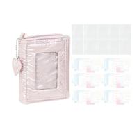 yybng Bloc-Notes De Collage - Mignon Avec Poche De Couverture | Carnet À Anneaux M5 Avec Journal Et Stickers - Pour École Maison Dortoir Salle De Classe Salle D'Étude Filles Femmes Adolescents