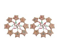 yybng Boîtes De s De Noël | 16 Pièces Décorations Festives Réutilisables | Petites Boîtes De Noël Ornement De Sapin | pour Collation Chocolat Jouet Faveurs De Fête Garnitures De