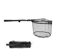 yybng Épuisette de Pêche | Manche Télescopique pour Filet | Outil de Pêche Portable pour Capture de Silure Crabe Vairon Homard Bar Saumon Crevette Truite