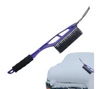 yybng Grattoir À Neige Pour Voiture, Brosse à Neige Auto pour Déneigement, Grattoir Antidérapant Hiver Extérieur Vitres Fenêtres Véhicule Allée Balcon Terrasse