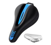 yybng Housse de Selle de Vélo - Rembourrage Extra avec Protection Pluie | Silicone Respirant pour Selle Amovible - pour Hommes Femmes Adultes VTC Ville