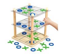 yybng Jeu De Société pour | 3D Activités Stratégiques Jouets Interactifs | Jeux De Société en Bois De Connexion De Rangée - pour Noël Halloween Rassemblements Réunion Fête Voyage Salle de