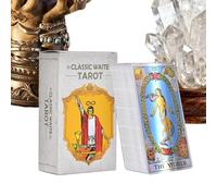 yybng Jeu De Tarot pour Débutants | 78 Cartes Oracle Divinatoire | Outils Divination Jeu pour Jeunes Hommes Femmes | Maison Voyage Fête Rassemblement