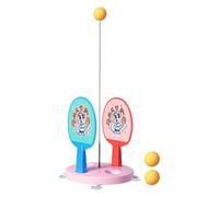 yybng Kit D'entraînement De Tennis De Table | Kit D'entraînement avec Tige Élastique | Set De Raquettes Interactif pour Exercice Intérieur Extérieur | Multifonction École Bureau Maison Club Débutants