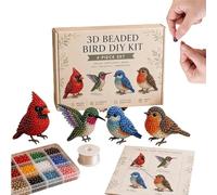 yybng Kit DIY Animal En Perles 3D | Set Artistique Créatif De Perlage 3D Fait Main - Kits Création Animaux En Perles DIY,pour adultes débutants passionnés maison bureau école dortoir bureau chambre