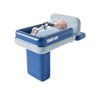 yybng Lit Avion Enfant | Lit Gonflable Enfant pour Vols | Matelas Air Pliable pour avec Barrière de Sécurité pour Voyages Camping Train Maison