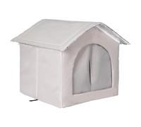 yybng Maison pour Chat - Chaud Et Imperméable avec Écran,Abri D Hiver pour Chat D Extérieur | pour Temps Froid Petits Et Moyens Animaux Intérieur Jardin Cour Terrasse Balcon