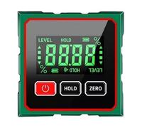 yybng Niveau Numérique Magnétique | Niveau Magnétique Numérique LCD à 4 Faces,Équerre Portable | pour Électricien Ménager Extérieur Atelier Construction Menuiserie Charpente