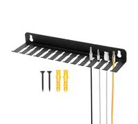 yybng Organisateur de Câbles - Organisateur Métallique À Multiple Fentes Pour Rangement Murale | Rangement Câbles Espace Bureau Salle Serveur Atelier Domicile Poste de Travail