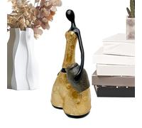 yybng Sculpture Artistique - Décor Abstrait avec Pot Tenue,Sculpture Moderne De La Forme Féminine - pour Bureau Et Maison, Salon, Chambre, Bibliothèque, Cellier À Vin, Exposition