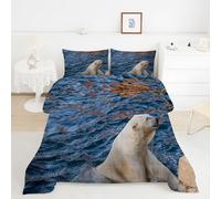 YYDIANZ Couette 200x200 Frais, Couette Ours Polaire Tempérée 300GSM en Microfibre, Édredon Chaude pour Lit 2 Personnes Confort et Gonflante - 4 Saisons