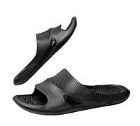 YYDPYZBD Chaussons Homme Pantres De Taille Supplémentaire pour Les Hommes Sandales À Semelle sans Glissage Résistantes Aux 40-53-noir-50-51