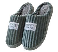 YYDPYZBD Pantoufles À Fourrure De Maison Intérieure pour Femmes Les Femmes-gris-40-41