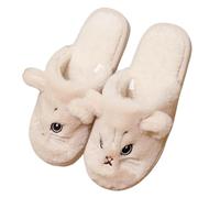 YYDPYZBD Pantoufles Slipper pour Femmes, De Chat en Mousse Moelle-kaki-44-45