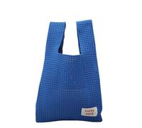 YYDPYZBD Sacs à Main tricotés Sac guichet en Tricot Creux de Gilet pour Femmes-Bleu