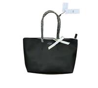 YYDPYZBD Sacs Grand Sac À Main Horizontal pour Femmes, Bandoulière, De Banlieue Grande Capacité, Fermeture Éclair Légère-Noir