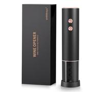 YYDSBAYS Tire Bouchon Électrique Ouvre Bouteille Automatique Décapsuleur pour Vin Professionnel pour Amateurs de Vins Cadeau (Or, Ouvre-bouteille avec Coupe-Capsule, Boîte Cadeau, Rechargeable)