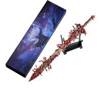 YYDSTES 11.8 Pouces Elden Rings Blasphemous Blade Modèle,Accessoire de Jeu de Collection,Objet de Décoration Raffiné pour Salle de Jeux de Collection,Cadeau Idéai pour Les Fans de Nightreign