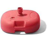 YYDSWTW Base de Drapeau carrée remplie d'eau, Support de Sol Portable Robuste en Plastique pour Poteau de Salon Commercial d'événements extérieurs et intérieurs Rouge 44 * 44 * 14cm