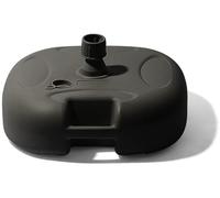 YYDSWTW Base de Drapeau carrée remplie d'eau, Support de Sol Portable Robuste en Plastique pour Poteau de Salon Commercial d'événements extérieurs et intérieurs Noir 44 * 44 * 14cm