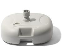 YYDSWTW Base de Drapeau carrée Robuste, Support de Sol Portable en Plastique rempli d'eau pour Poteau de Salon Commercial d'événements extérieurs et intérieurs Blanc 44 * 44 * 14cm