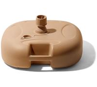 YYDSWTW Base de Drapeau de Salon Commercial, Support de Sol carré et Portable en Plastique rempli d'eau, Robuste, pour Poteau d'événement extérieur et intérieur Kaki 44 * 44 * 14cm