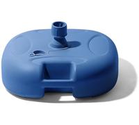 YYDSWTW Base de Drapeau en Plastique rempli d'eau, Support de Sol carré et Robuste, Portable, pour Poteau de Salon extérieur et intérieur Bleu 44 * 44 * 14cm