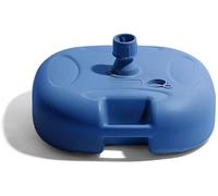 YYDSWTW Base de Drapeau intérieure et extérieure, Support carré Robuste en Plastique rempli d'eau pour événements, Poteau de Support de Sol pour Salon Commercial Bleu 44 * 44 * 14cm