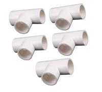 YYDSWTW Connecteur de tuyaux à 3 Voies en PVC pour tuyaux de vidange et Structure de Support du Jardin Blanc 40mm