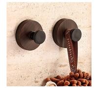 YYDSWTW Crochet de Porte Crochets à Ventouse pour Verre de Miroir de Fenêtre Avant avec Cintre de Couronne Réutilisable Etanche pour Porte-Serviettes de Douche de Salle de Bain 2 Pièces