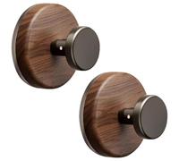 YYDSWTW Crochets à Ventouse de Porte D'entrée pour Miroir de Fenêtre en Verre avec Cintre de Couronne Réutilisable Etanche pour Surface de Porte-Serviettes de Douche de Salle de Bain 2 Pièces