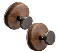 YYDSWTW Crochets à Ventouse de Porte Miroir pour Fenêtre en Verre avec Cintre de Couronne Réutilisable Etanche pour Salle de Bain Porte-Serviettes de Douche Surface Lisse 2 Pièces