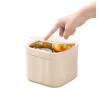 YYDSWTW Déchets poubelle carrée couvercle hygiénique avec design de pression conception With lid