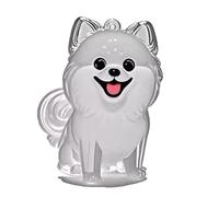 YYDSWTW Pendentif Souvenir Souvenir clés de Chariot de Chien Coiffeur de Coiffure clés Transparent récipient Transparent 1 Pack Portable pour Les propriétaires Charme de Suspension B