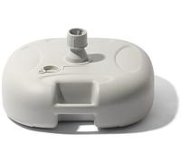 YYDSWTW Support de Sol rempli de Sable, Base de Drapeau, Support carré Robuste en Plastique boîte de Transport pour extérieur et intérieur, Poteau de Salon Commercial Blanc 44 * 44 * 14cm