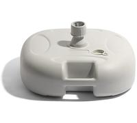 YYDSWTW Support de Support de Sol, Base de Drapeau, en Plastique rempli d'eau, carré Robuste, Portable pour l'extérieur et l'intérieur, Poteau de Salon Commercial Blanc 44 * 44 * 14cm