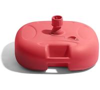 YYDSWTW Support de Support de Sol, Base de Drapeau, en Plastique rempli d'eau, carré Robuste, Portable pour l'extérieur et l'intérieur, Poteau de Salon Commercial Rouge 44 * 44 * 14cm